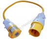 110V  0.5 METRE 32A to 16A ADAPTOR FLY LEAD